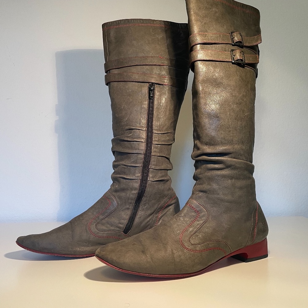 Fluevog Heron Knee-High Boots - Women's Size 11